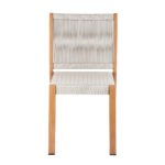 Elegant Aluminum Rope Chair For Restaurant 4 Zpseating