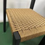 Newly Launched Cafe Black Pe Wicker Chair 4 Zpseating