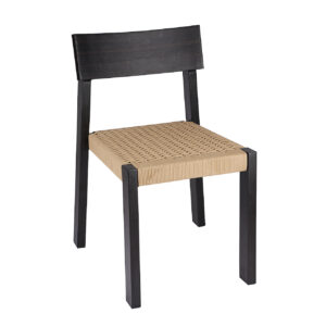 Newly Launched Cafe Walnut Grain Rope Chair 1 Zpseating
