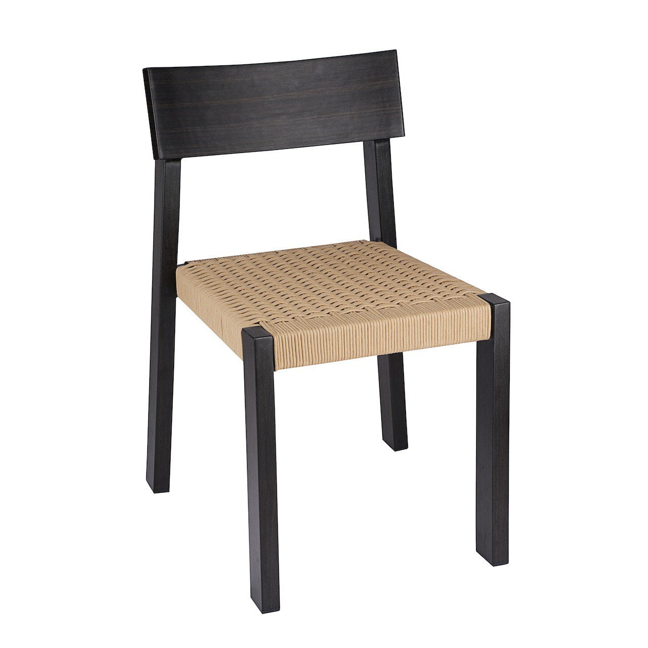 Newly Launched Cafe Walnut Grain Rope Chair 1 Zpseating