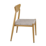 Stylish Hand Brushed Aluminum Rattan Chair 3 Zpseating