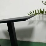 Commercial All Black Aluminum Outdoor Table Zpseating 2