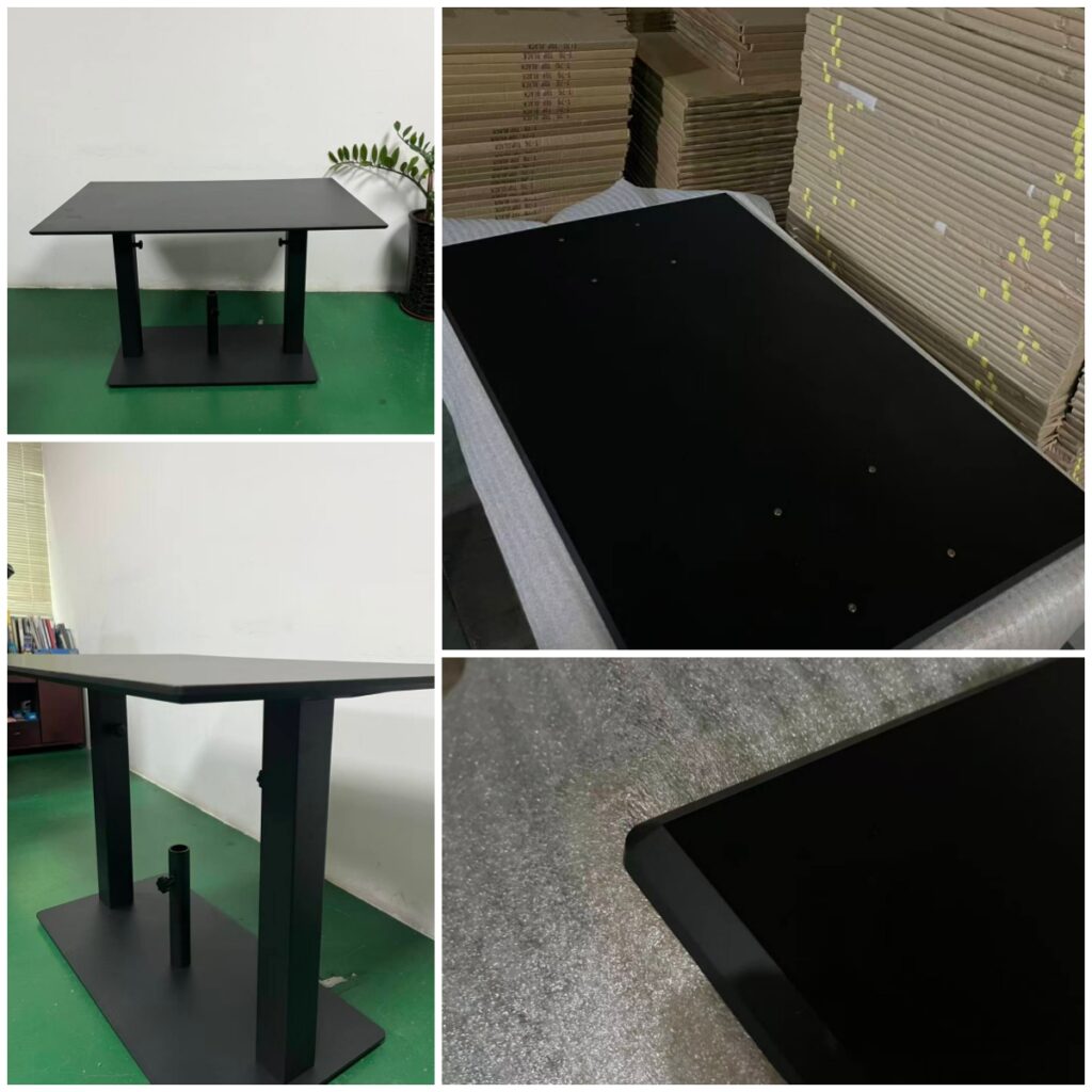 Commercial All Black Hpl Outdoor Table Zp Seating 1