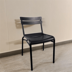 All Black Aluminum Chair Zp Seating.