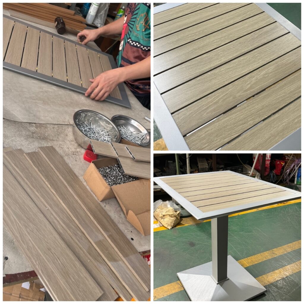 Light Wood Grain Tabletop For Restaurant