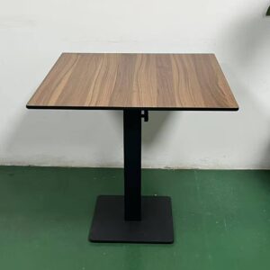 Restaurant Hpl Table With Walnut Finish 1