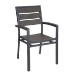 Restaurant Aluminum Polywood Arm Chair Zp Seating