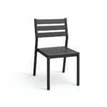 Sleek Aluminum Chair For Outdoor Restaurant Zpseating