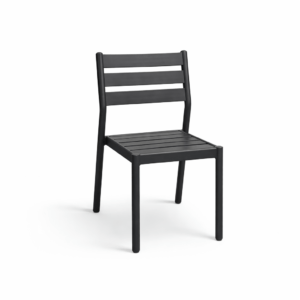 Sleek Aluminum Chair For Outdoor Restaurant Zpseating