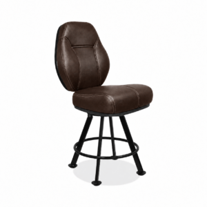 Heavy Duty Restaurant Brown Swivel Bar Stool Zpseating