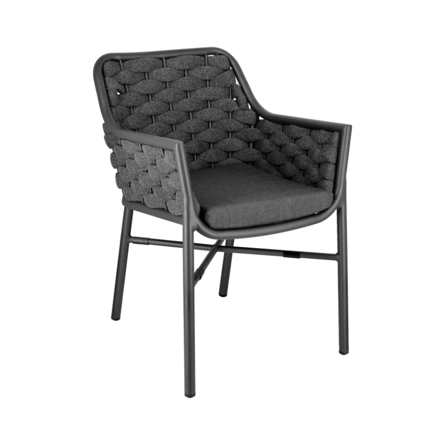 Outdoor Aluminum Woven Armchair Zpseating